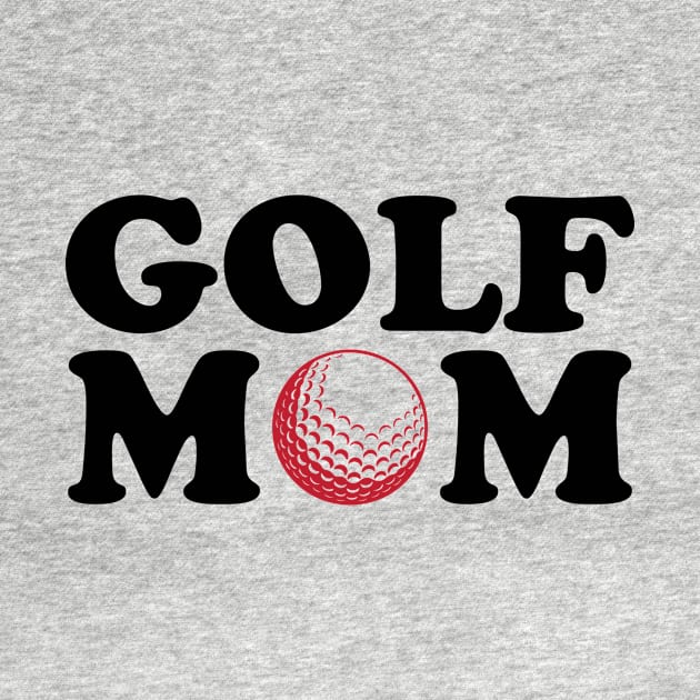 Golf Mom by College Mascot Designs